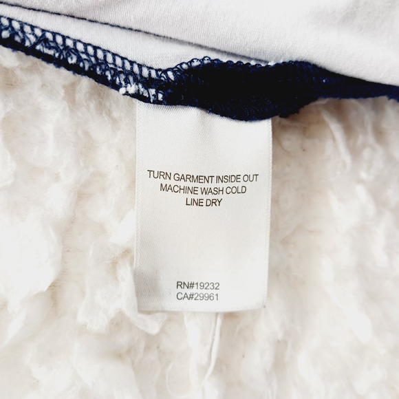 Top Size XL Navy White Embroidery Cruise Nautical Sailorcore Coastal Classic Y2K - Picture 14 of 14